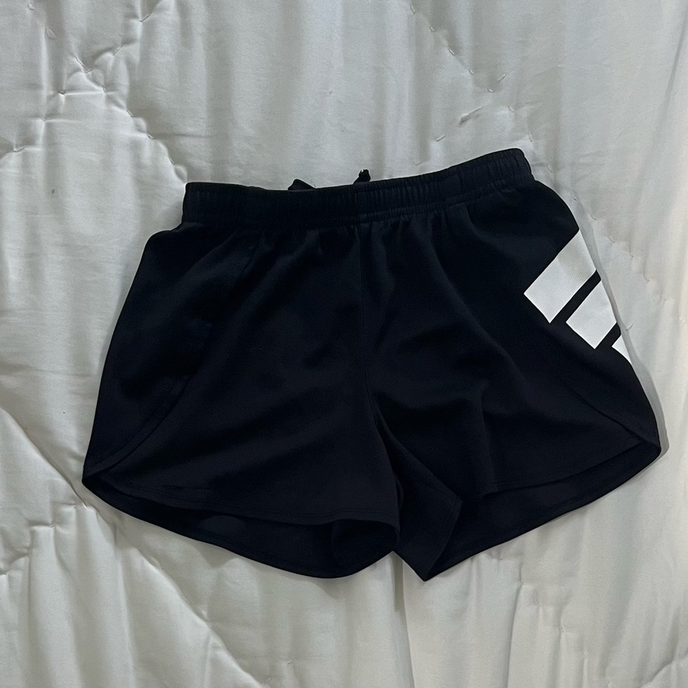 Adidas Black and White Athletic Shorts